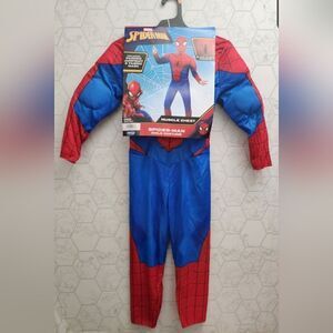 Nwt Toddler Officially Licensed Boys Marvel Spiderman Halloween Costume